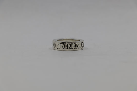 Chrome Hearts Fuck You 6MM Spacer Ring Size 4.5| AVNTGRDNY NYC