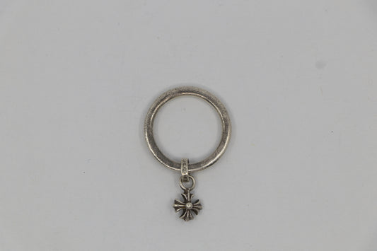 Chrome Hearts NTFL CH Plus Ring Size 8 Sterling Silver | AVNTGRDNY NYC