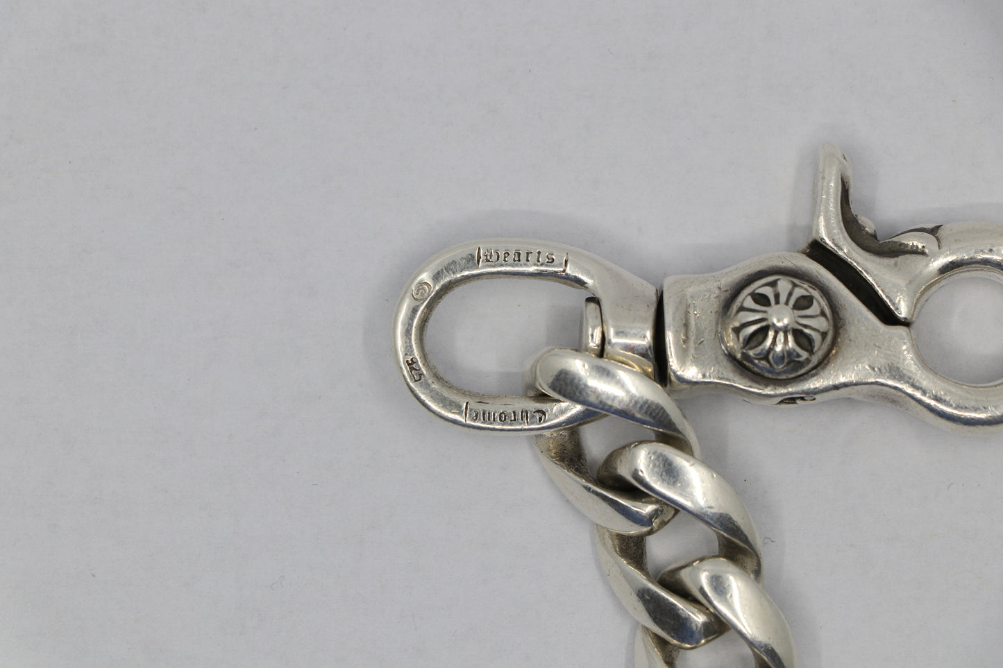 Chrome Hearts Classic Link Wallet Chain 25 Links Double Lobster Clasp .925 Sterling Silver | AVNTGRDNY NYC