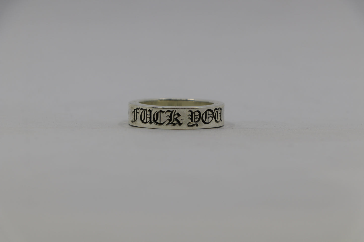 Chrome Hearts Fuck You 6MM Spacer Ring Size 10| AVNTGRDNY NYC