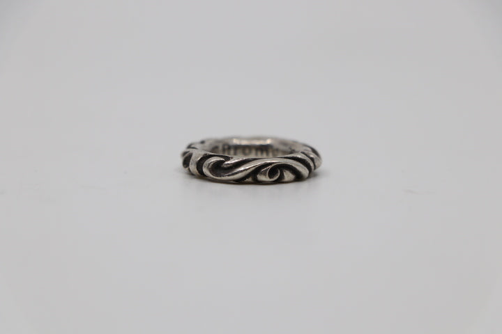 Chrome Hearts Scroll Ring .925 Sterling Silver Size 4US