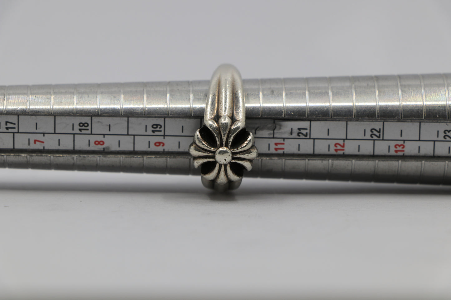 Chrome Hearts CH Plus Cutout Ring Size 10 Sterling Silver | AVNTGRDNY NYC
