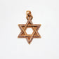 Chrome Hearts 22K Gold Large Star of David with Diamonds