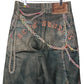 Acne Studios Chain Denim Shorts Size 46