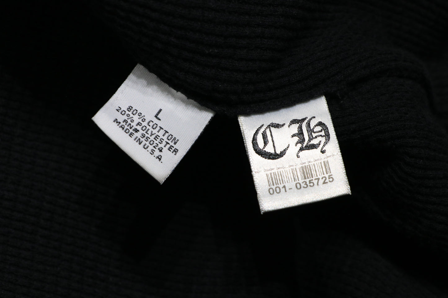 Chrome Hearts Vintage Thermal Zip Up Size L | AVNTGRDNY NYC