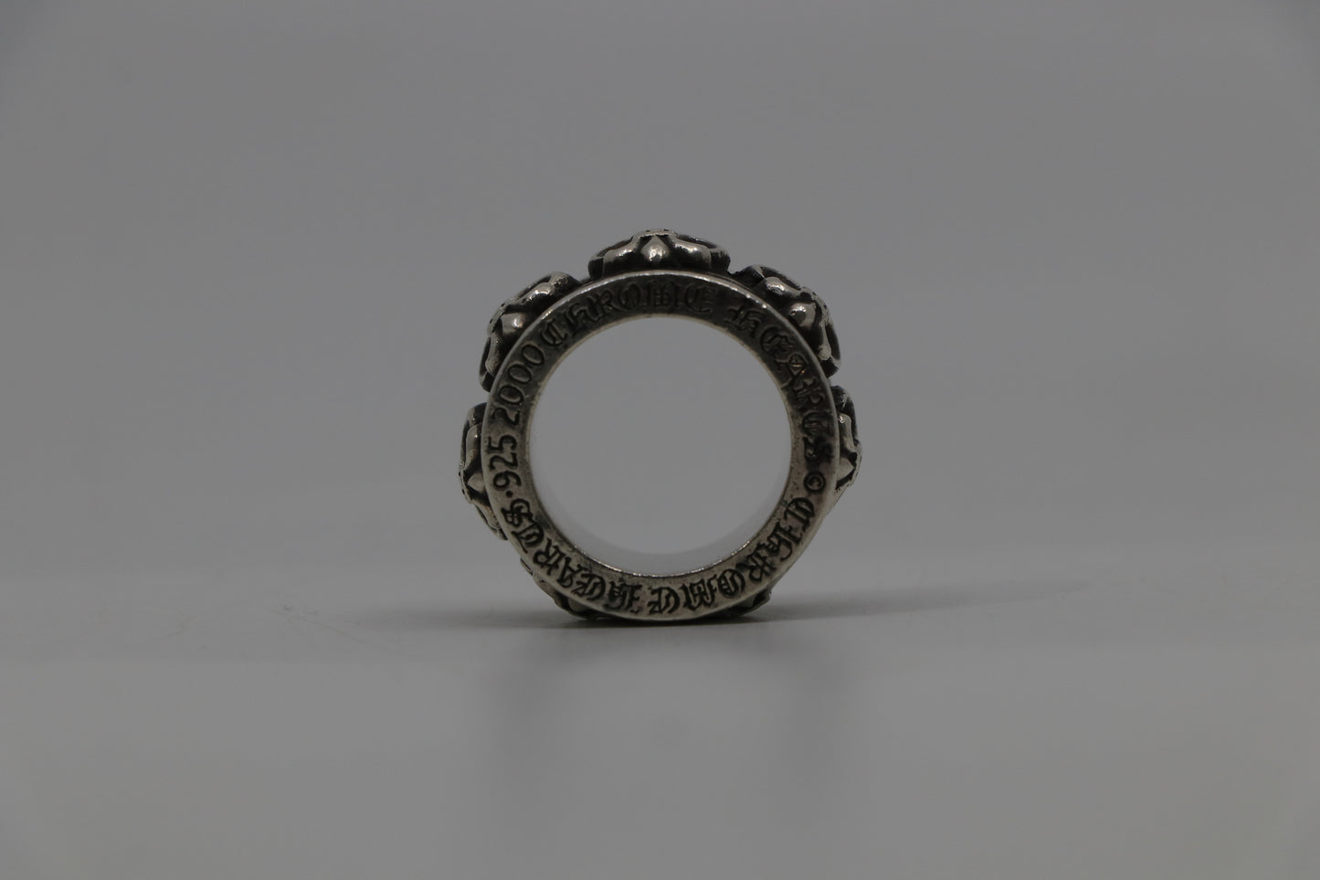 Chrome Hearts Fleur Spinner Ring Size 8.5
