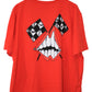 Chrome Hearts Matty Boy Chomper Race Flag T-Shirt Red Size XXL Cotton | AVNTGRDNY NYC