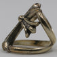 Chrome Hearts Silver Infinity Ring with Pave Diamonds Size 10 | AVNTGRDNY NYC