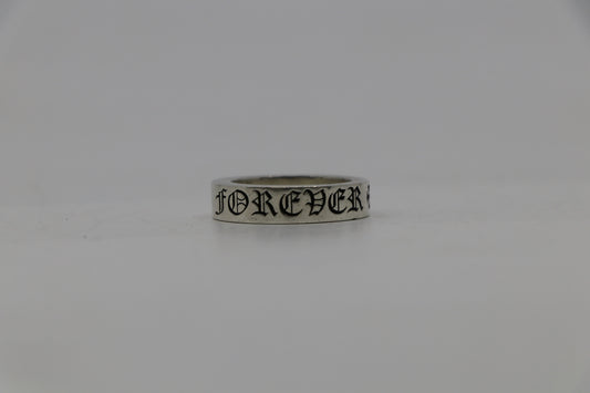 Chrome Hearts Forever 6MM Spacer Ring Size 8.5