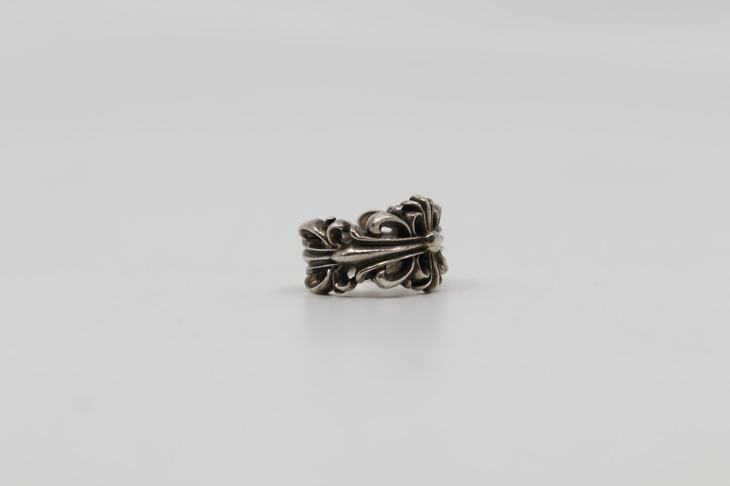 Chrome Hearts Double Floral Ring Size 7.5