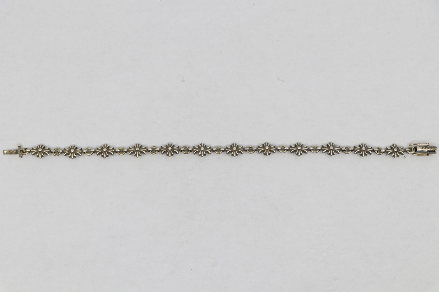 Chrome Hearts Tiny E Bracelet 12 Links Silver Pre-Owned Conditional | AVNTGRDNY NYC