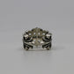 Chrome Hearts Double Floral Ring Size 7
