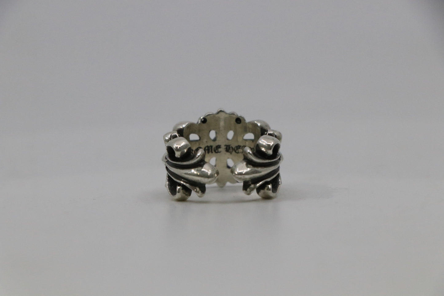 Chrome Hearts Double Floral Ring Size 7
