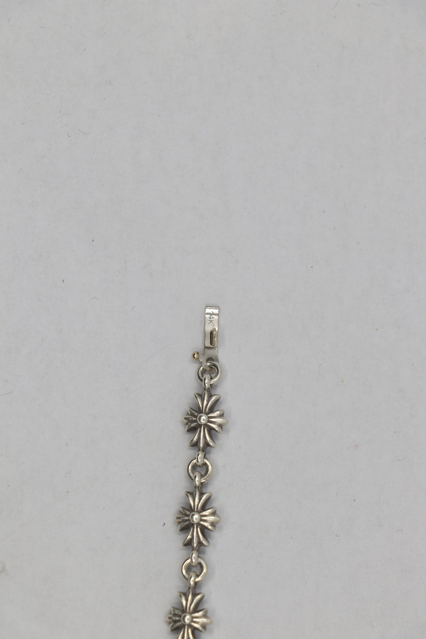 Chrome Hearts Tiny E Bracelet 13 Link Sterling Silver| AVNTGRDNY NYC