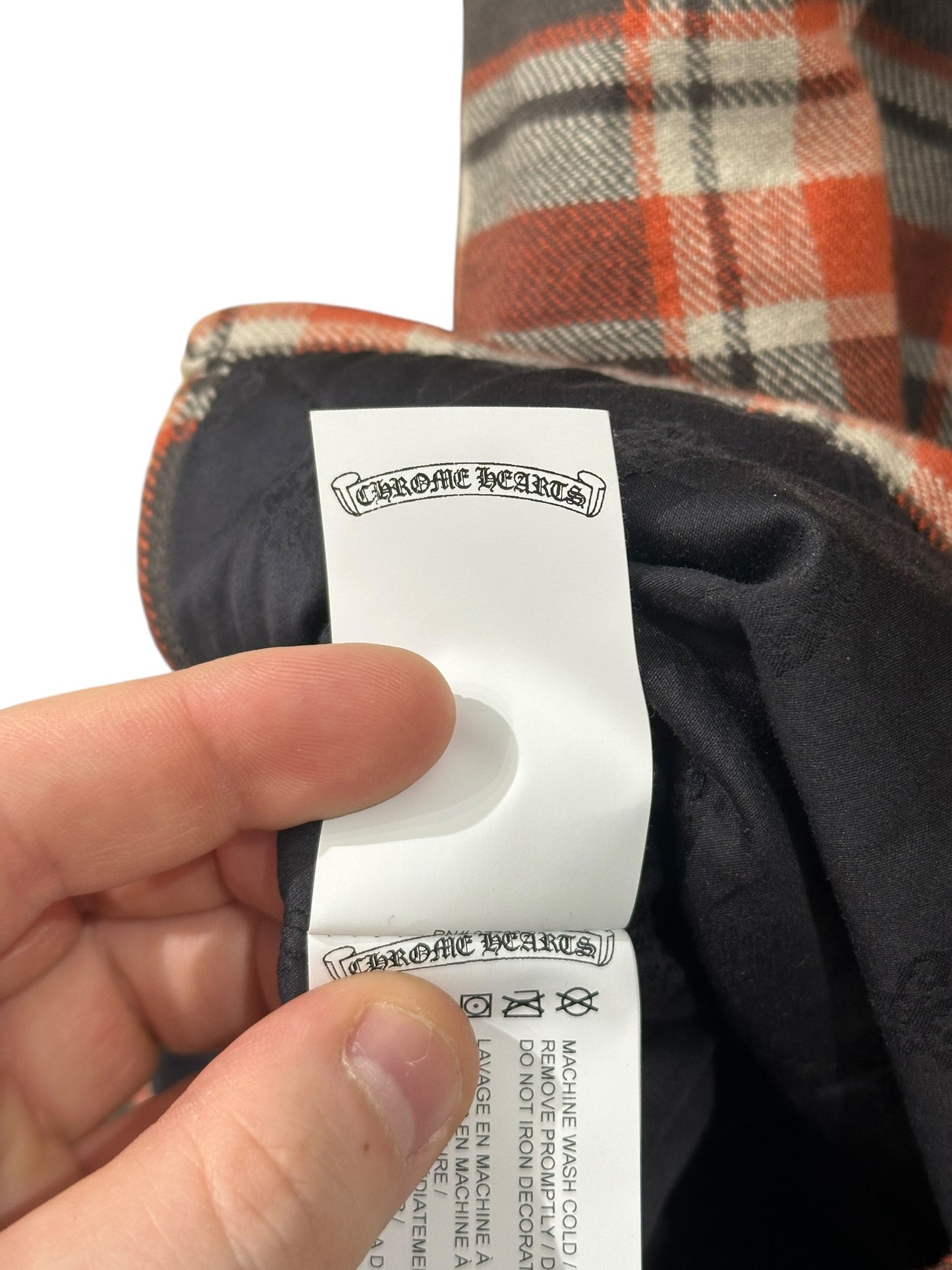 Chrome Hearts Flannel Brown/Red/Yellow Size L