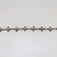 Chrome Hearts Plus Cutout Bracelet 9 Link