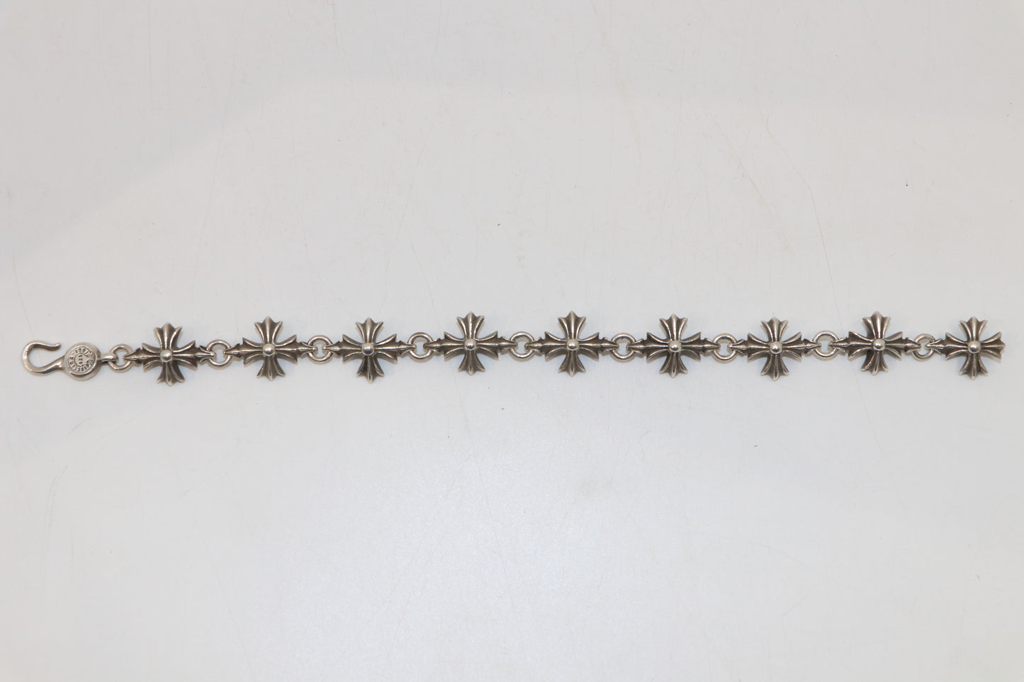 Chrome Hearts Plus Cutout Bracelet 9 Link