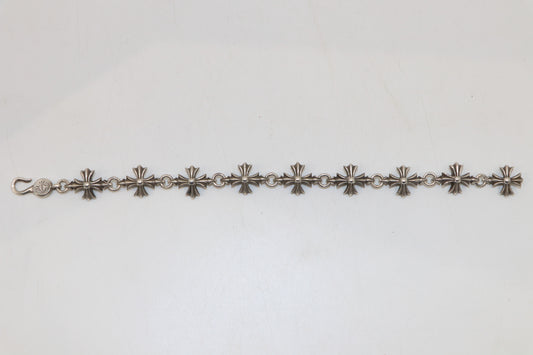 Chrome Hearts Plus Cutout Bracelet 9 Link