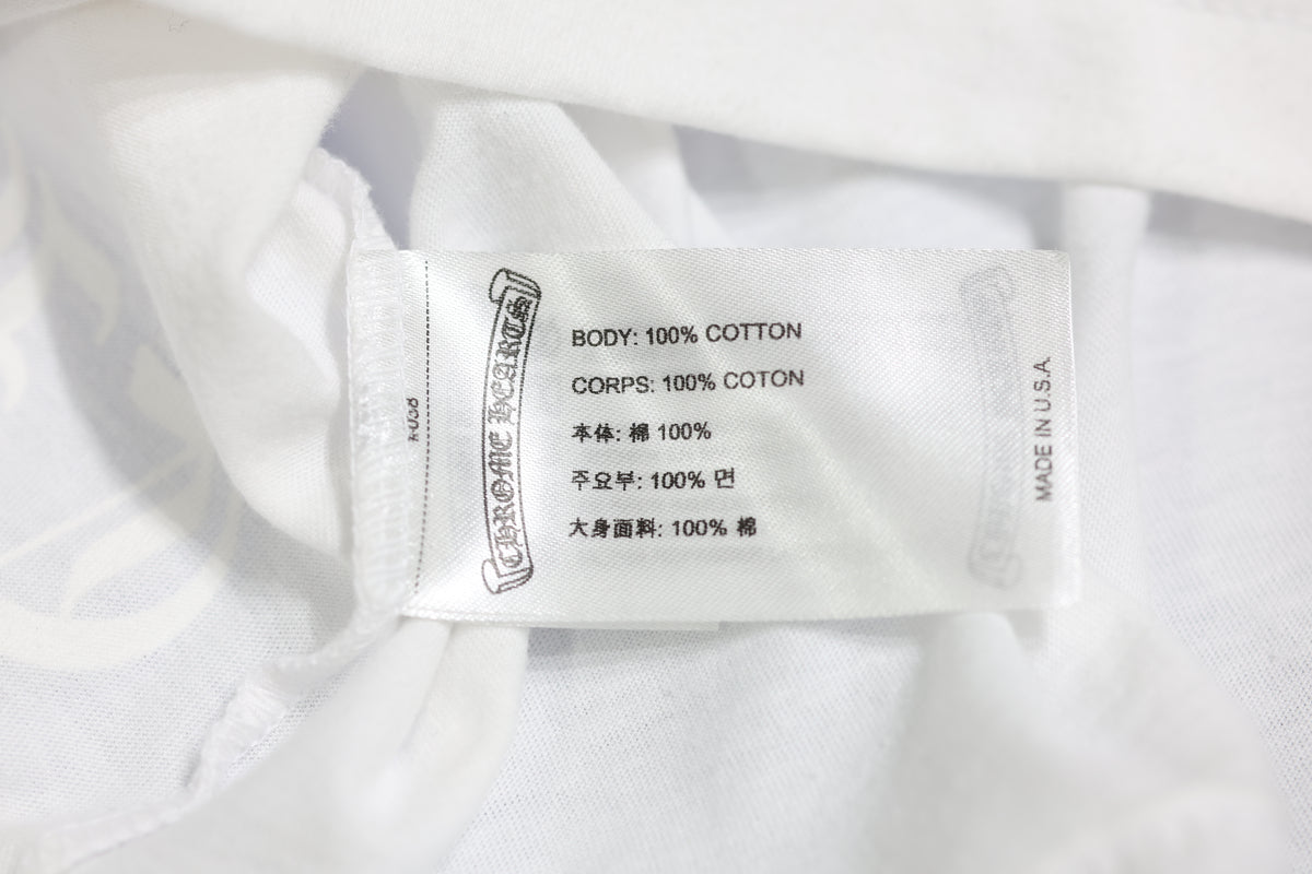 Chrome Hearts Horseshoe Logo T-Shirt White Size L| AVNTGRDNY NYC