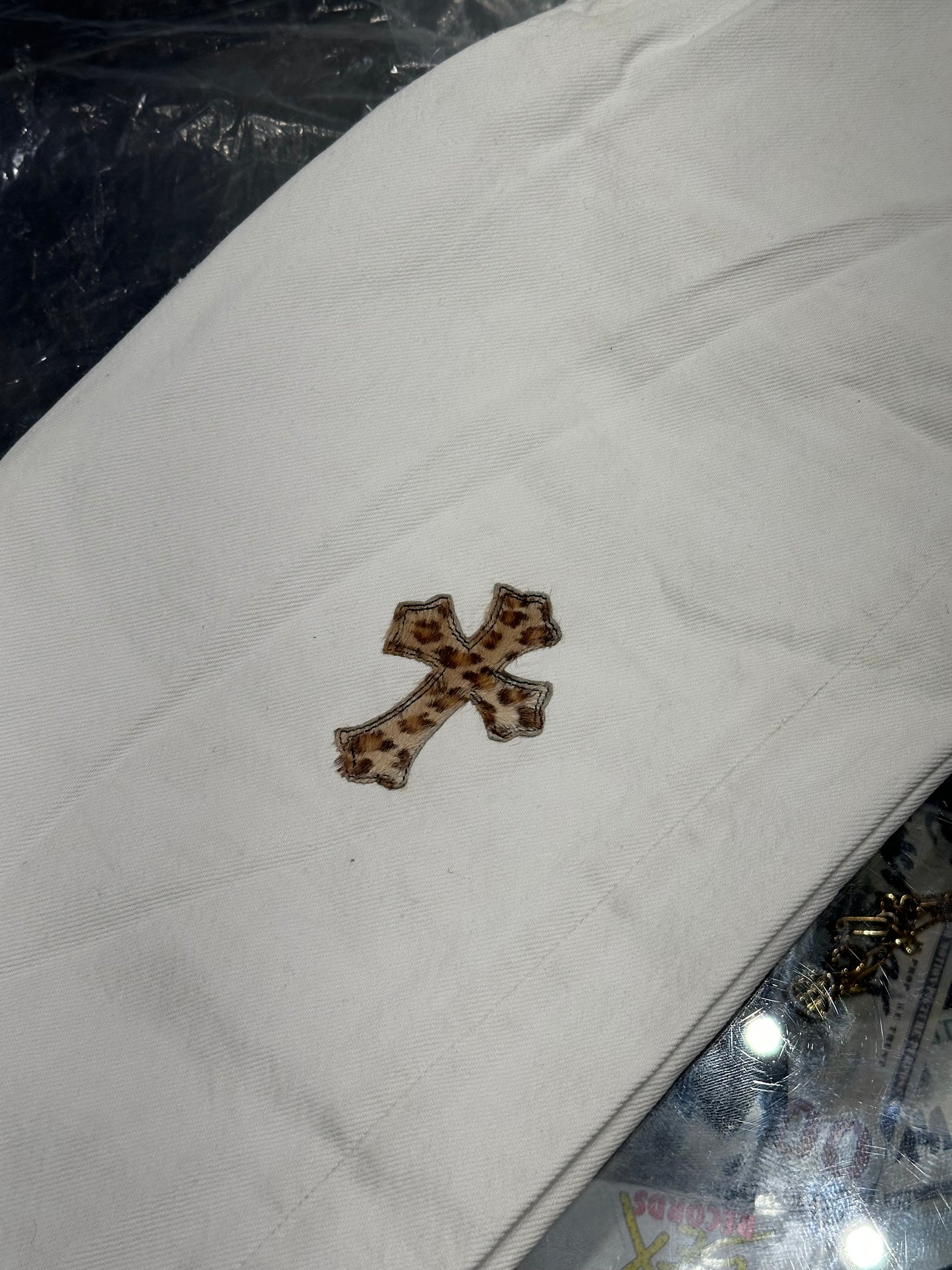 Chrome Hearts Leopard Patch Jeans Size 30