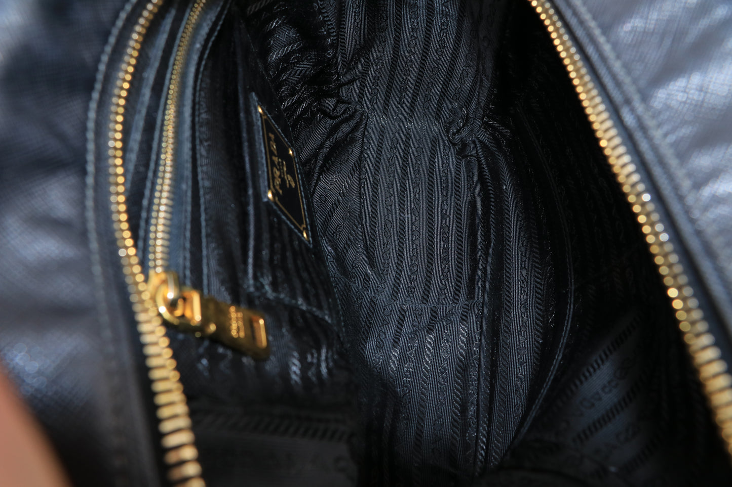 Prada Square Bauletto Bag Saffiano Leather Small