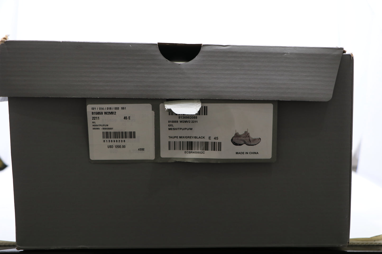 Balenciaga 6XL Sneaker Taupe Mix Size 45