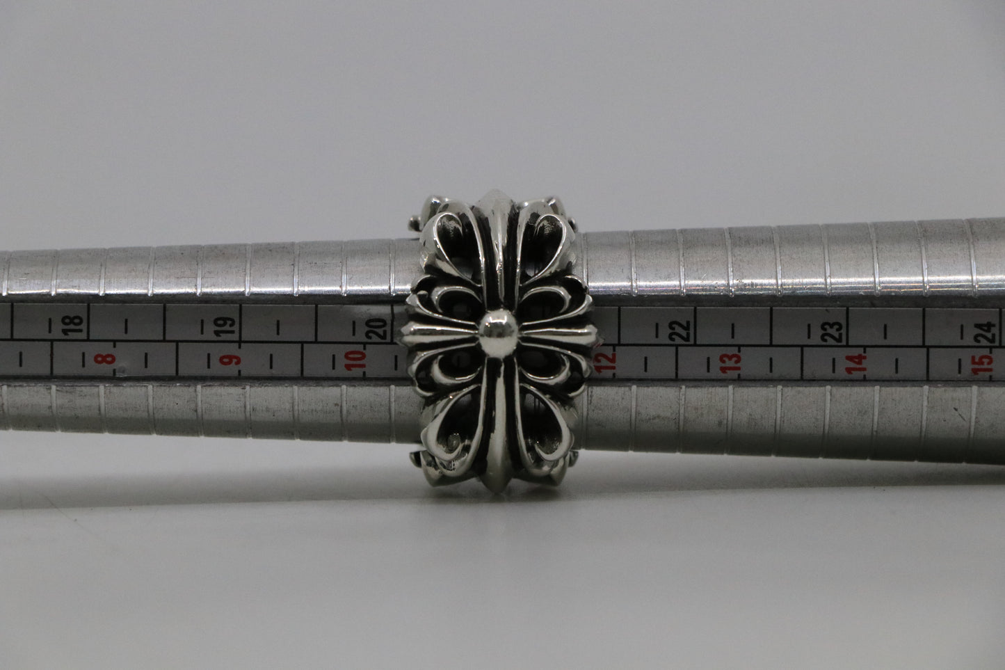 Chrome Hearts Double Floral Ring Size 11