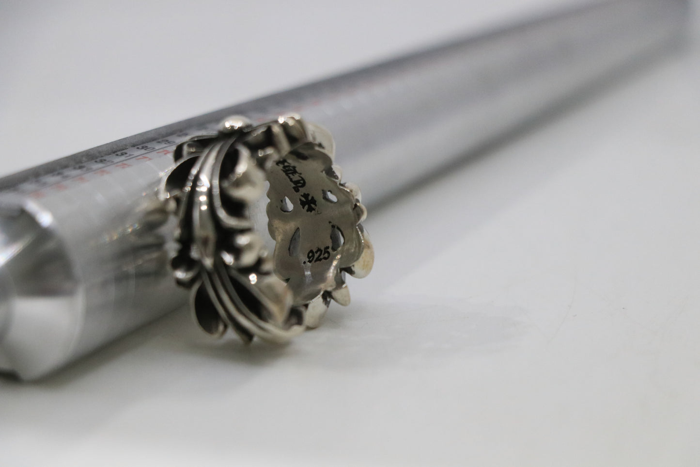 Chrome Hearts Double Floral Ring Size 10