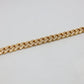 Chrome Hearts 22K Gold CH X Box ID Classic Link Bracelet Pavé Diamonds 20 Link