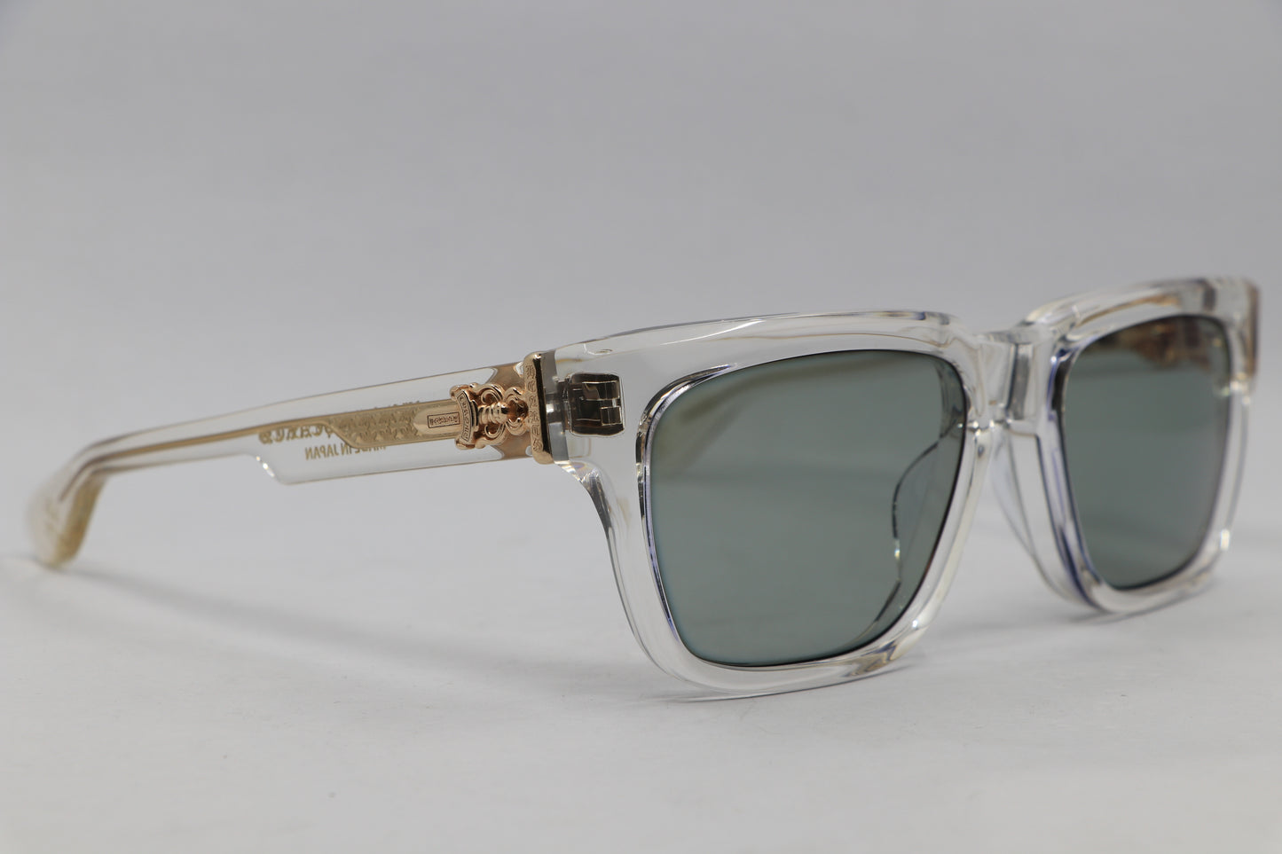 Chrome Hearts Box Officer Sunglasses Crystal| AVNTGRDNY NYC