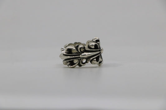 Chrome Hearts Double Floral Ring Size 7