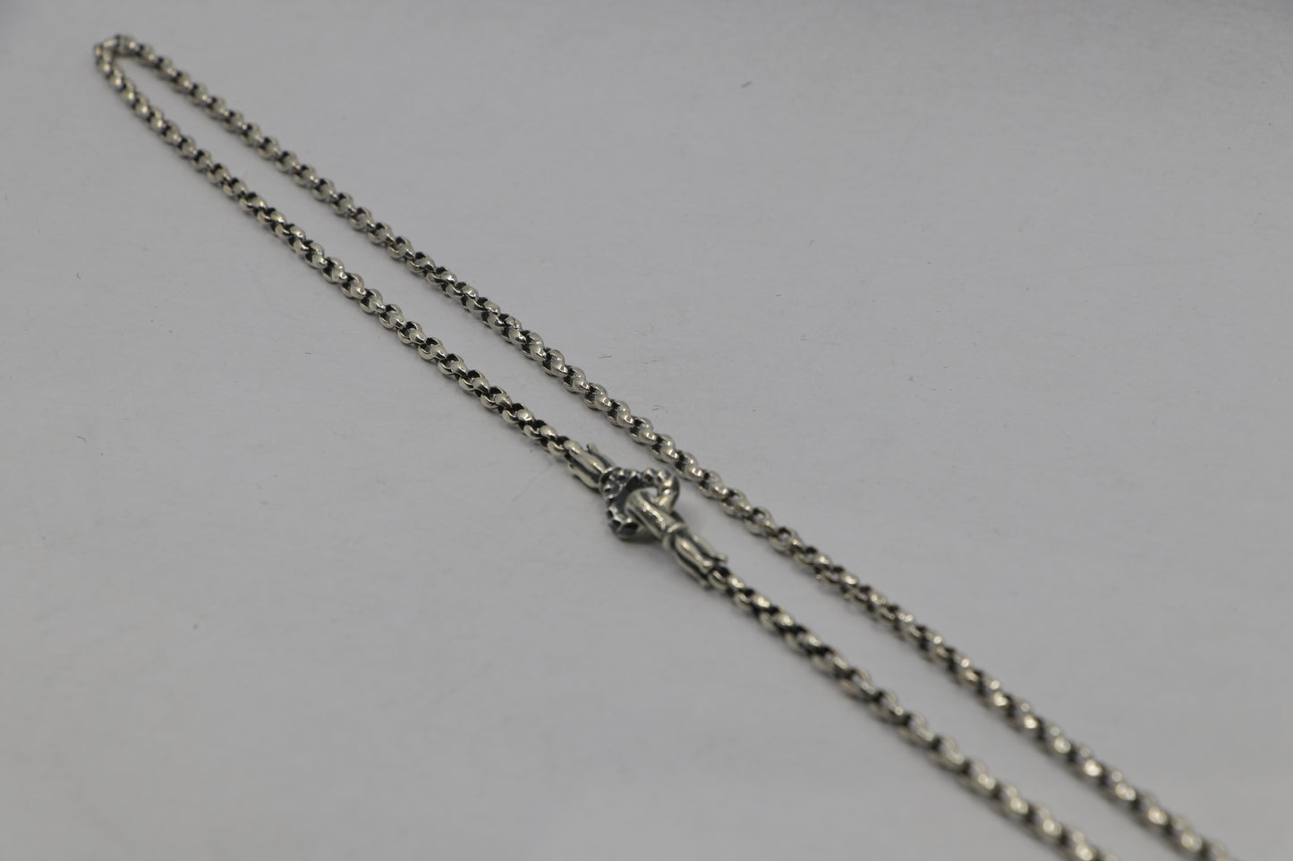 Lone Ones 4mm Slim Link Necklace 28" Sterling Silver New w/ Dust Bag | AVNTGRDNY NYC