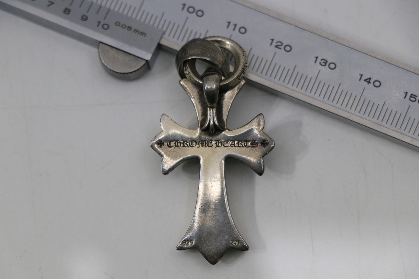 Chrome Hearts Small Cross Heart Pendant | AVNTGRDNY NYC