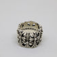 Chrome Hearts Round Cemetery Ring Size 8.5 Sterling Silver| AVNTGRDNY NYC