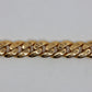 Chrome Hearts 22K Gold CH X Box ID Classic Link Bracelet Pavé Diamonds 20 Link