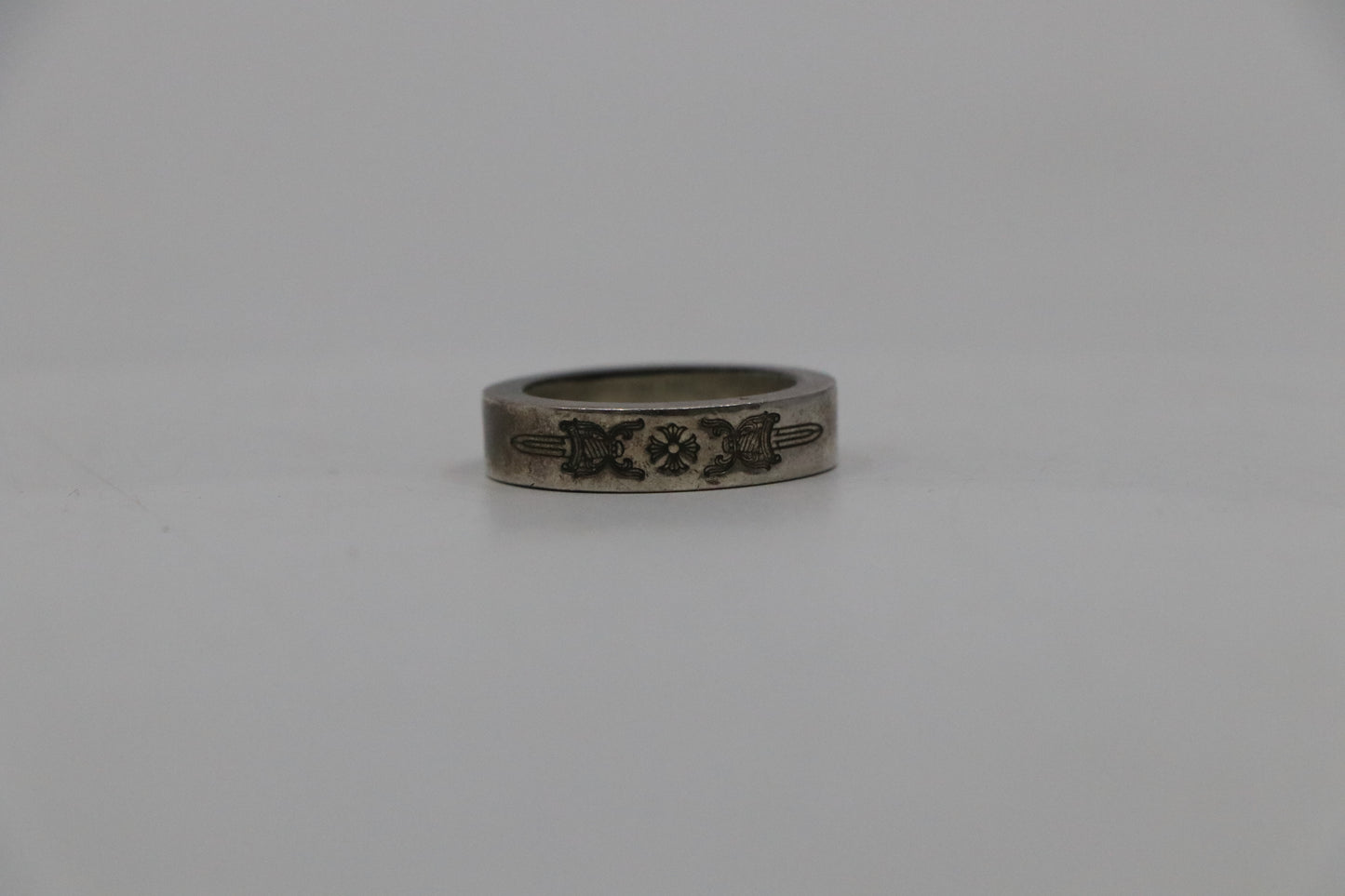 Chrome Hearts 6MM Dagger Spacer Ring Size 8.5