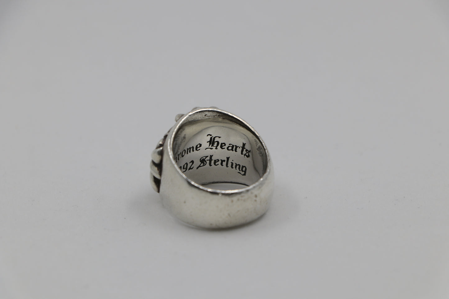 Chrome Hearts Silver Keeper Ring Size 8 | AVNTGRDNY NYC