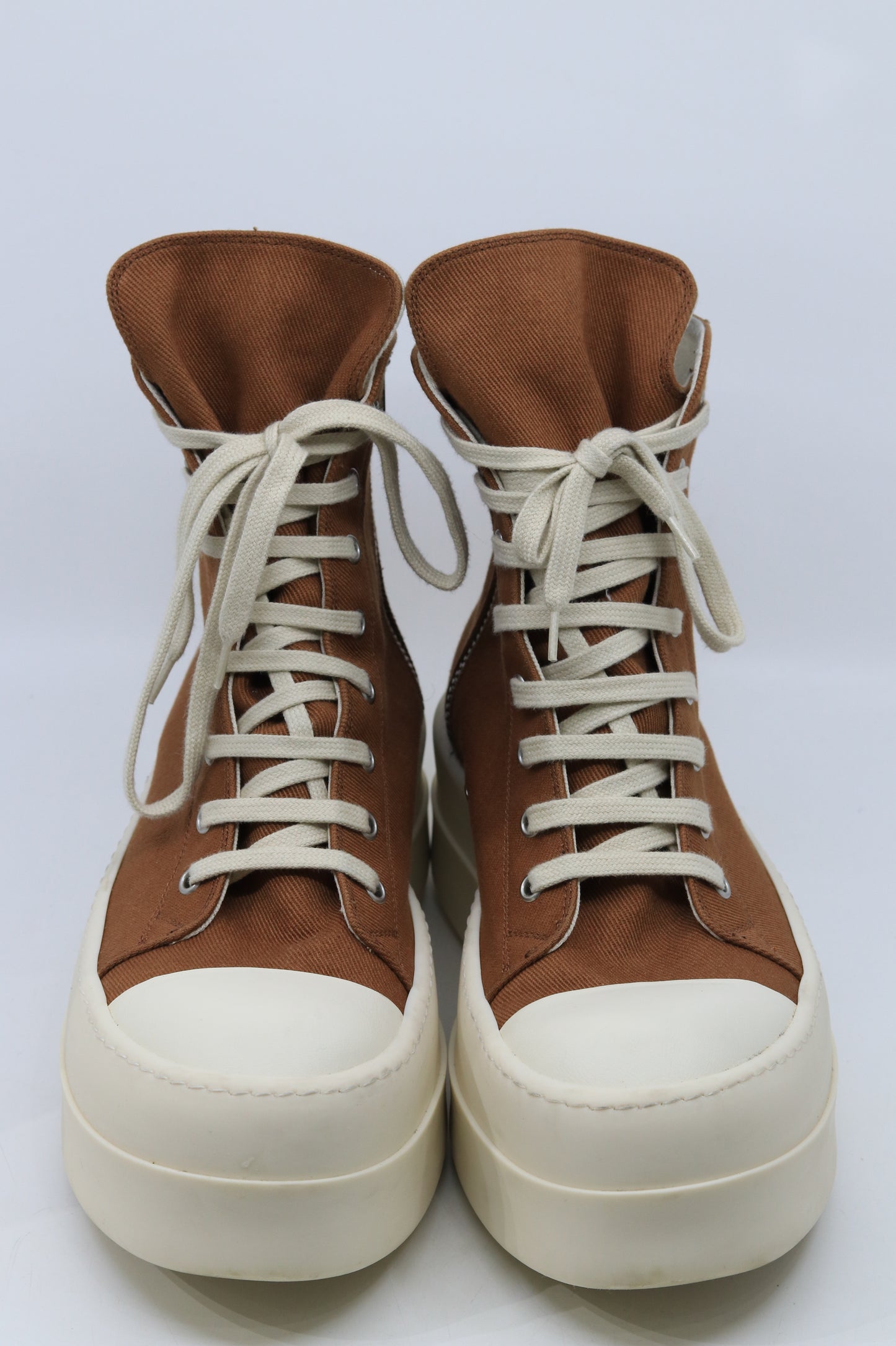 Rick Owens Women's Natural Porterville Double Bumper Sneaker Size 41