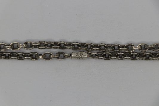 Chrome Hearts Paper Chain Necklace 24” Sterling Silver| AVNTGRDNY NYC