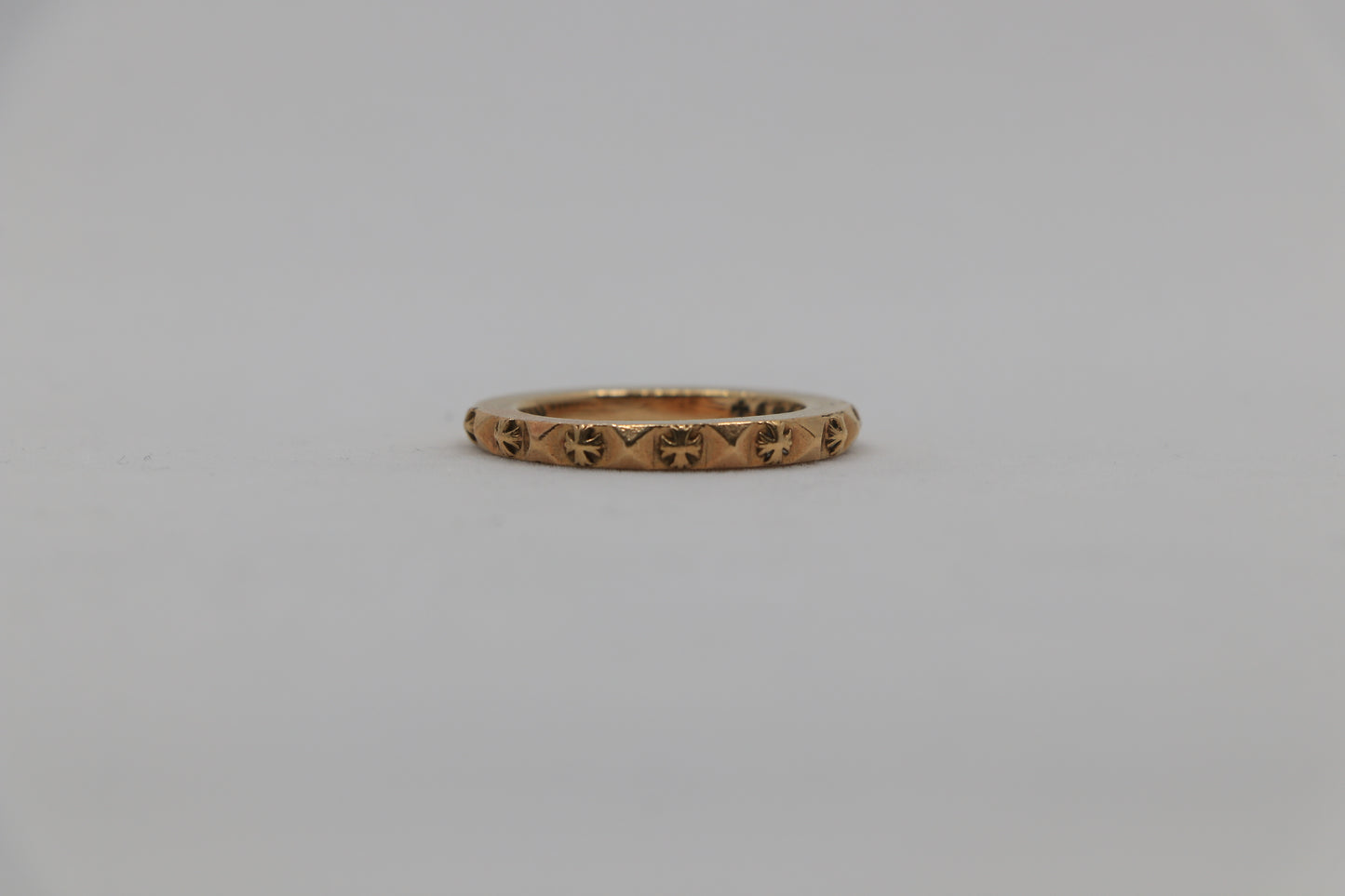 Chrome Hearts True Fucking Punk Ring 22K Gold Size 8.5 | AVNTGRDNY NYC