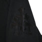 Chrome Hearts Paper Jam Crewneck Black Size XL Leather Patch Sleeve | AVNTGRDNY NYC