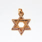 Chrome Hearts 22K Gold Large Star of David with Diamonds