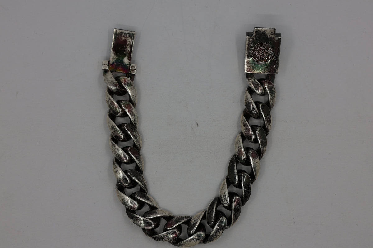 Chrome Hearts Box ID Classic Link Bracelet Black Rhodium 15 Links | AVNTGRDNY NYC