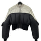 Rick Owens Gethsemane Colorblock Puffer Bomber Jacket Size 42IT