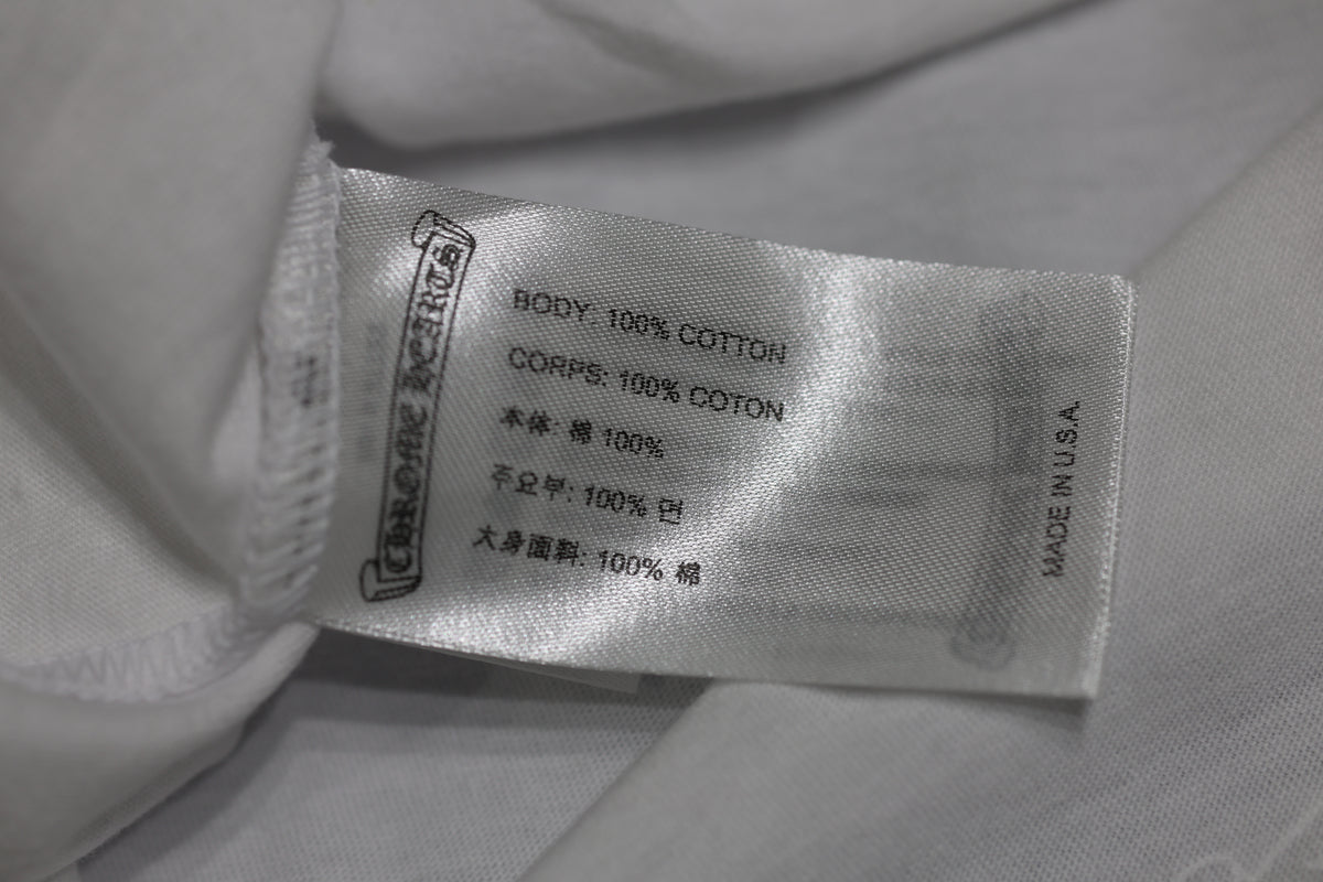 Chrome Hearts Floral Long Sleeve T-Shirt White Size M New | AVNTGRDNY NYC
