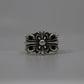 Chrome Hearts Double Floral Ring Size 6 | AVNTGRDNY NYC