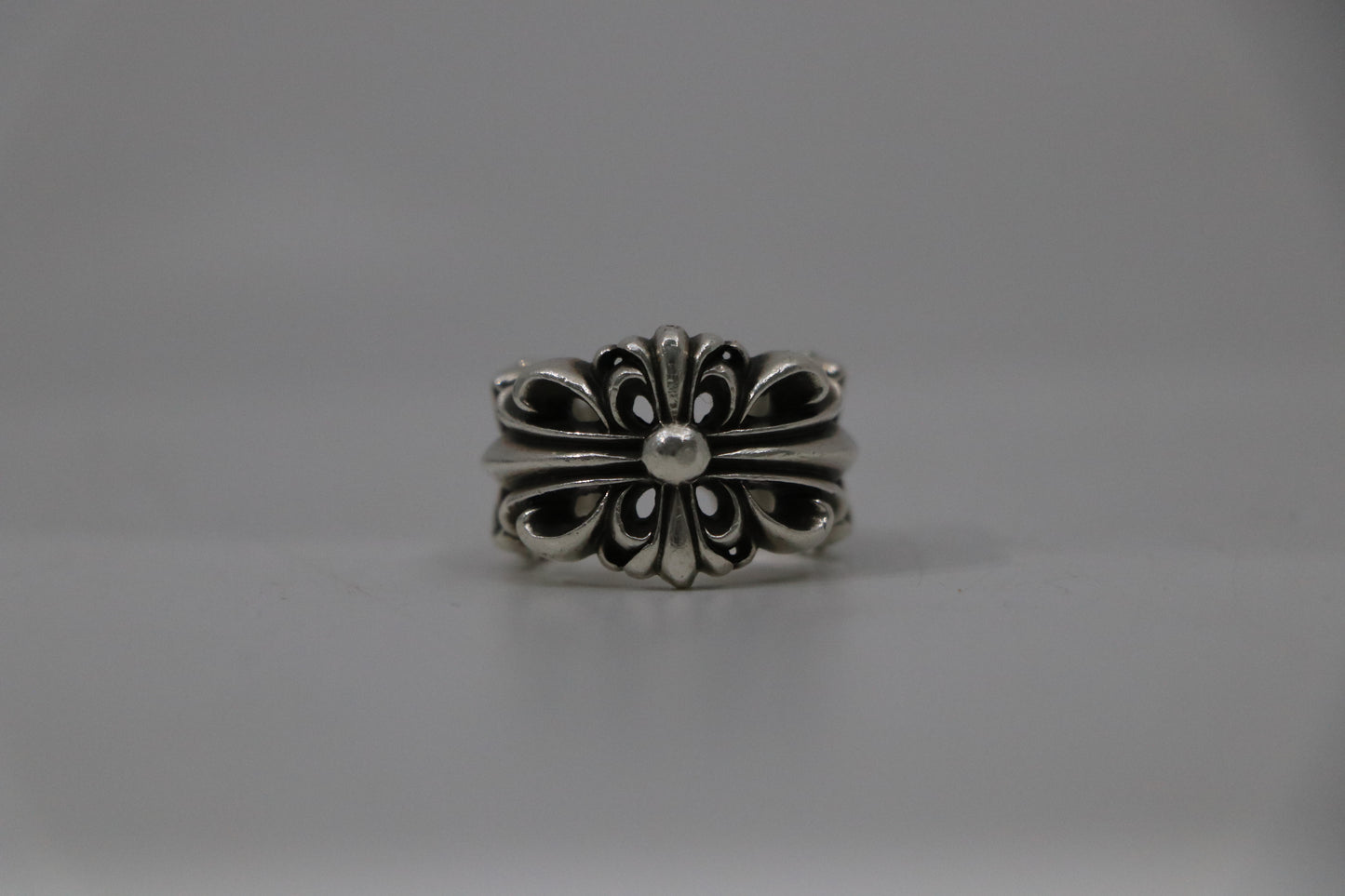 Chrome Hearts Double Floral Ring Size 6 | AVNTGRDNY NYC