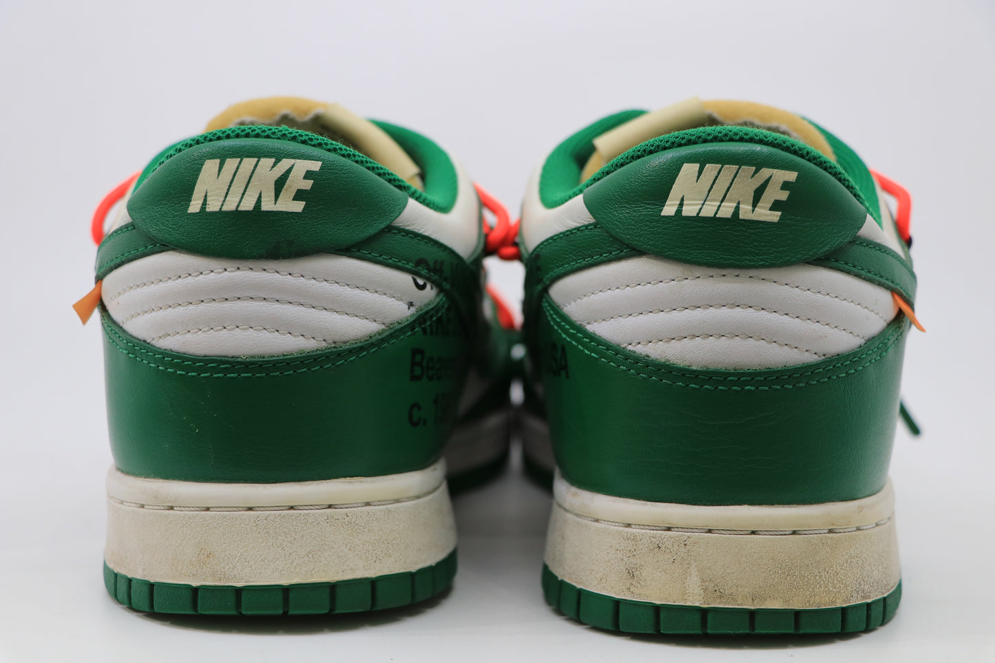 Nike x Off-White Pine Green Dunk Low Size 14