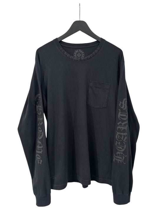 Chrome Hearts Neck Logo Longsleeve T-Shirt Size L