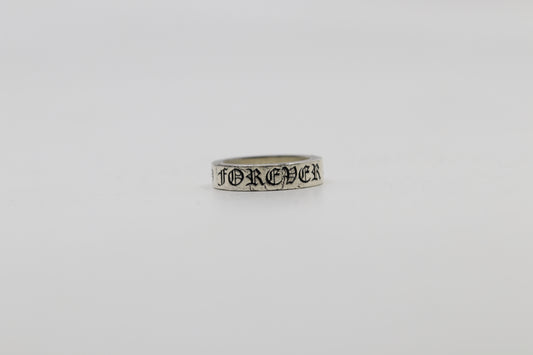 Chrome Hearts “Forever” 6MM Spacer Ring Size 10